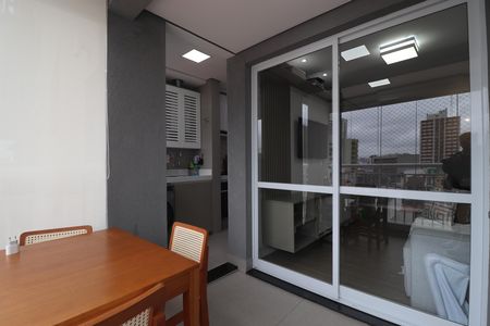Varanda gourmet de apartamento à venda com 2 quartos, 59m² em Vila Sao Pedro, Santo André