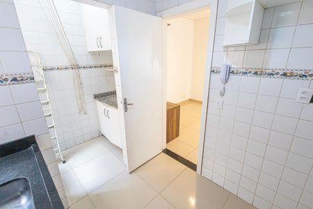 Cozinha de apartamento para alugar com 2 quartos, 50m² em Castelo, Belo Horizonte