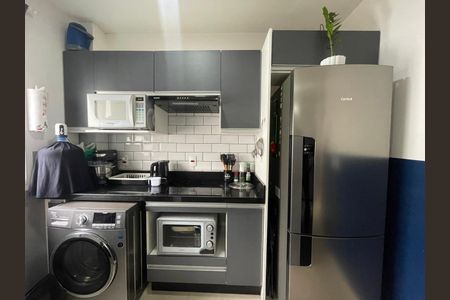 Cozinha de apartamento à venda com 2 quartos, 40m² em Canudos, Novo Hamburgo