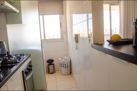 Cozinha de apartamento à venda com 1 quarto, 42m² em Vila Maria Jose, Goiânia