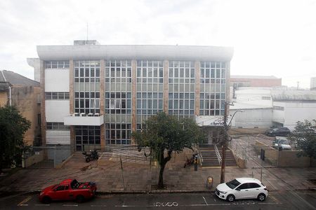 Studio - Sala / Vista de kitnet/studio para alugar com 1 quarto, 28m² em Menino Deus, Porto Alegre