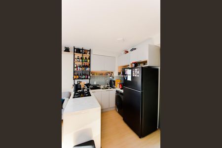 Cozinha de apartamento à venda com 1 quarto, 28m² em Vila das Bandeiras, Guarulhos