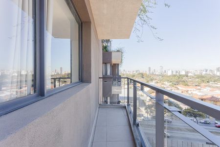 Varanda de kitnet/studio para alugar com 1 quarto, 51m² em Pinheiros, São Paulo