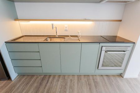 Cozinha de kitnet/studio para alugar com 1 quarto, 51m² em Pinheiros, São Paulo