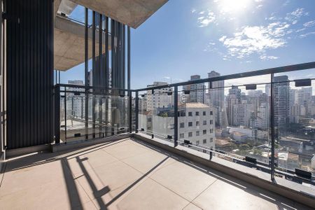 Studio - Varanda de kitnet/studio para alugar com 1 quarto, 39m² em Pinheiros, São Paulo