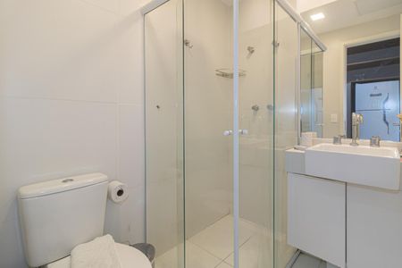 Studio à venda com 25m², 1 quarto e sem vaga Studio à venda com 25m², 1 quarto e sem vagaBanheiro