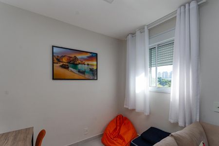 Sala estendida de apartamento para alugar com 1 quarto, 35m² em Lapa de Baixo, São Paulo