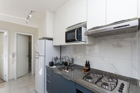 Cozinha Americana de apartamento para alugar com 1 quarto, 35m² em Lapa de Baixo, São Paulo