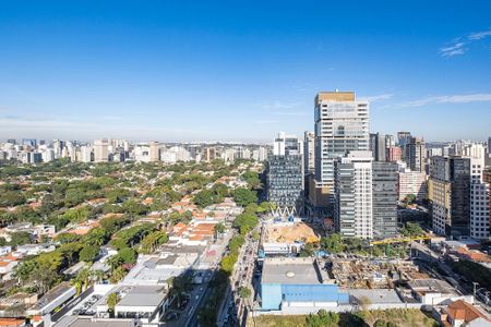 Varanda - VIsta de apartamento para alugar com 1 quarto, 55m² em Pinheiros, São Paulo
