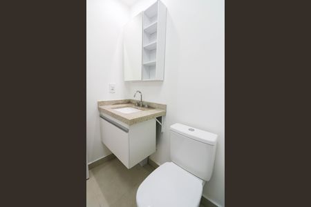 Studio para alugar com 27m², 1 quarto e sem vaga Studio para alugar com 27m², 1 quarto e sem vagaBanheiro