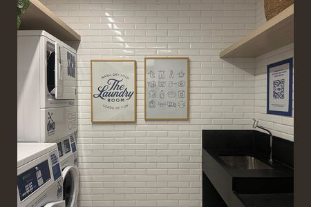 Studio à venda com 22m², 1 quarto e sem vagaLavanderia