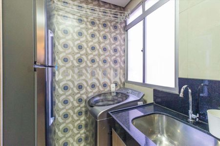 Cozinha de apartamento para alugar com 2 quartos, 50m² em Vila São Gabriel, Belo Horizonte