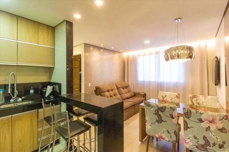 Sala de apartamento para alugar com 2 quartos, 50m² em Vila São Gabriel, Belo Horizonte