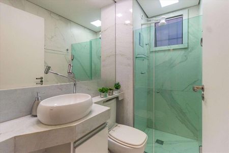 Banheiro de apartamento para alugar com 2 quartos, 50m² em Vila São Gabriel, Belo Horizonte