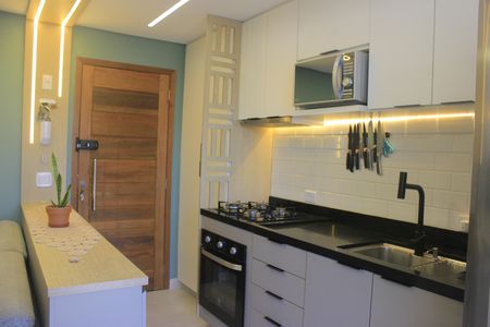 Cozinha  de apartamento para alugar com 2 quartos, 45m² em Vila Galvão, Guarulhos