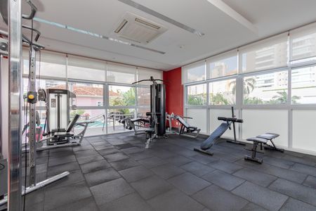 Apartamento para alugar com 42m², 1 quarto e 1 vaga Apartamento para alugar com 42m², 1 quarto e 1 vagaAcademia