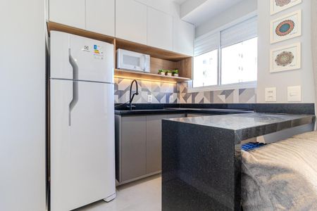 Studio para alugar com 25m², 1 quarto e sem vaga Studio para alugar com 25m², 1 quarto e sem vagaCozinha