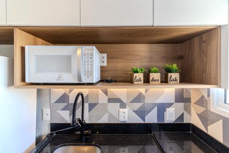 Studio para alugar com 25m², 1 quarto e sem vaga Studio para alugar com 25m², 1 quarto e sem vagaCozinha
