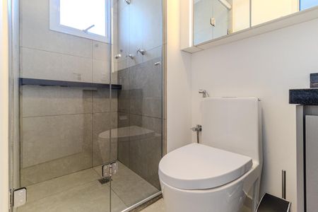 Studio para alugar com 25m², 1 quarto e sem vaga Studio para alugar com 25m², 1 quarto e sem vagaBanheiro