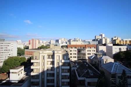 Vista da Sacada de kitnet/studio para alugar com 0 quarto, 30m² em Independência, Porto Alegre
