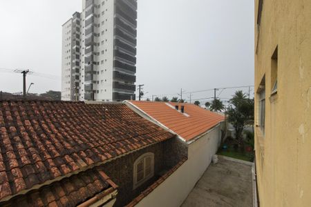 Vista da suite  de apartamento para alugar com 1 quarto, 56m² em Maracanã, Praia Grande