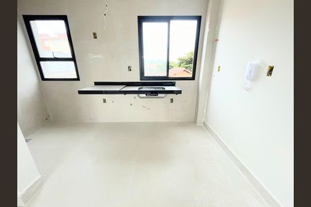 Cozinha de apartamento à venda com 2 quartos, 51m² em Indaiá, Belo Horizonte