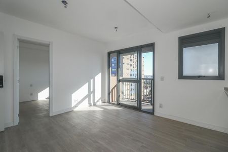 Sala / Cozinha de apartamento para alugar com 1 quarto, 37m² em Jardim do Salso, Porto Alegre