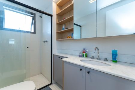 Banheiro do quarto 2 Suíte de apartamento para alugar com 2 quartos, 90m² em Perdizes, São Paulo