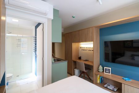 Studio para alugar com 25m², 1 quarto e sem vaga Studio para alugar com 25m², 1 quarto e sem vagaStudio