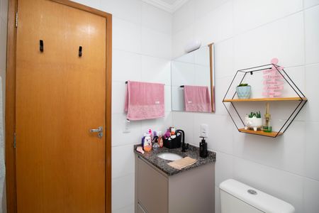 Banheiro Social de apartamento à venda com 3 quartos, 71m² em Vila Milton, Guarulhos