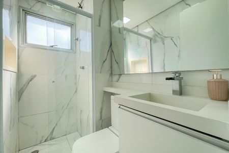 Apartamento à venda com 54m², 3 quartos e 1 vaga Apartamento à venda com 54m², 3 quartos e 1 vagaBanheiro social