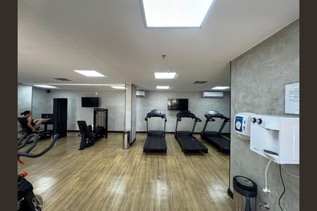 Apartamento para alugar com 42m², 1 quarto e 1 vaga Apartamento para alugar com 42m², 1 quarto e 1 vagaÁrea comum - Academia