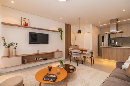 Sala de apartamento para alugar com 1 quarto, 62m² em Alphaville Industrial, Barueri