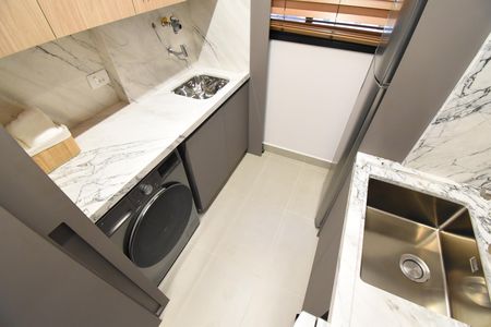 Apartamento à venda com 51m², 2 quartos e 1 vagaCozinha e Área de Serviço