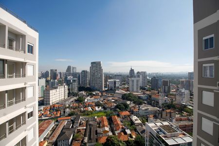 Vista da Varanda de kitnet/studio à venda com 1 quarto, 27m² em Pinheiros, São Paulo