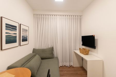 Sala de apartamento para alugar com 1 quarto, 27m² em Bela Vista, São Paulo