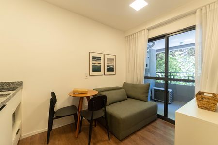 Sala de apartamento para alugar com 1 quarto, 27m² em Bela Vista, São Paulo