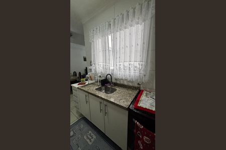 Cozinha de apartamento à venda com 2 quartos, 74m² em Vila Homero Thon, Santo André