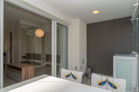 Varanda do Quarto de kitnet/studio para alugar com 1 quarto, 37m² em Consolação, São Paulo