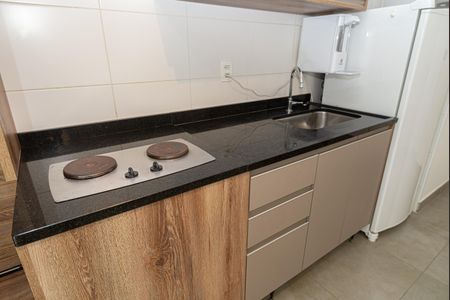 Cozinha de kitnet/studio à venda com 1 quarto, 37m² em Consolação, São Paulo