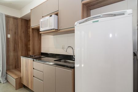 Studio à venda com 37m², 1 quarto e 1 vagaCozinha