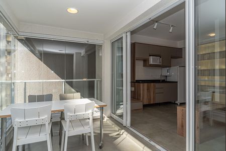Studio à venda com 37m², 1 quarto e 1 vagaVaranda do Quarto