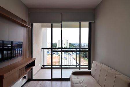 Sala  de apartamento para alugar com 2 quartos, 61m² em Conjunto Habitacional Calux, São Bernardo do Campo