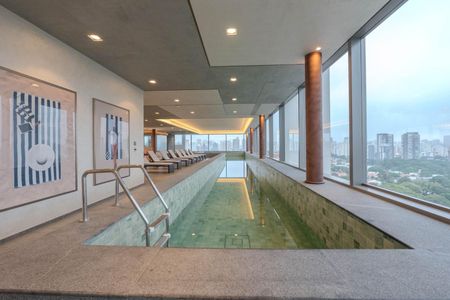 Apartamento para alugar com 24m², 1 quarto e sem vaga Apartamento para alugar com 24m², 1 quarto e sem vagaÁrea comum - Piscina