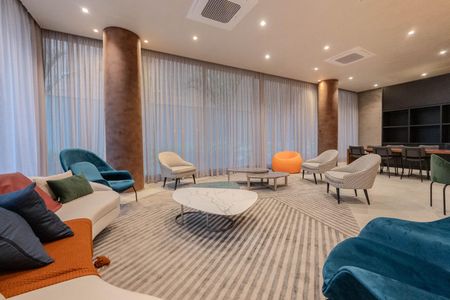 Área comum de apartamento para alugar com 1 quarto, 24m² em Indianópolis, São Paulo