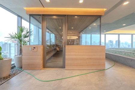 Área comum de apartamento para alugar com 1 quarto, 24m² em Indianópolis, São Paulo