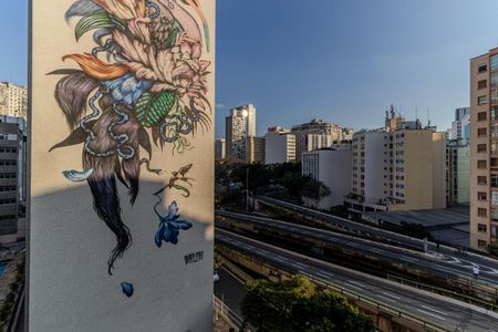 Vista de apartamento para alugar com 1 quarto, 25m² em Vila Buarque, São Paulo