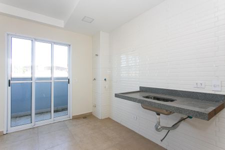 Cozinha de apartamento para alugar com 2 quartos, 38m² em Vila Carrão, São Paulo