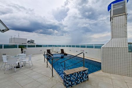 Área comum - Piscina de apartamento para alugar com 2 quartos, 87m² em Vila Caiçara, Praia Grande