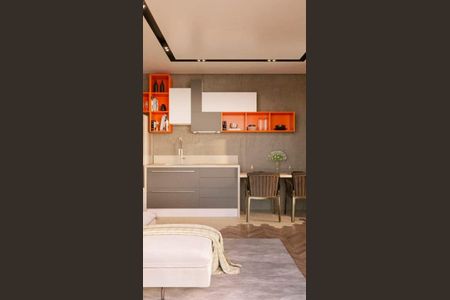 Foto 05 de apartamento à venda com 1 quarto, 28m² em Liberdade, São Paulo